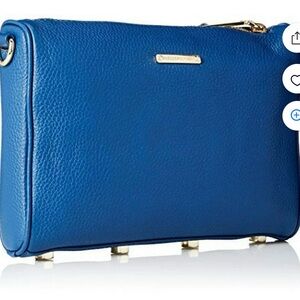 Rebecca Minkoff Cross Body Bag. Black in color - NOT blue